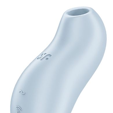 Satisfyer Pocket Pro 1 Blue – вакуумный клиторальный вибратор - фото