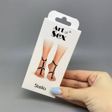 Гартеры на ногу Art of Sex Stelia черные (2 шт)