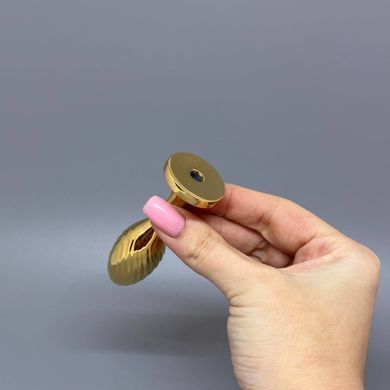 Анальная пробка с хвостиком 2,2 см LOCKINK SEVANDA White Bunny-Tail Anal Pear-shape Plug