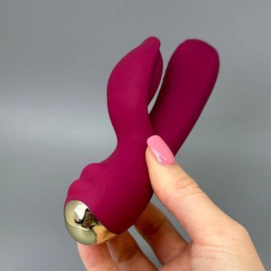 Бордовый вибратор-кролик Rocks Off Every Girl Burgundy - фото