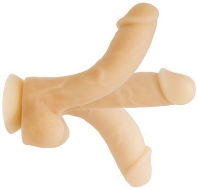 Фалоімітатор ADDICTION DAVID 8" Bendable Silicone Dong (20,3 см) - фото