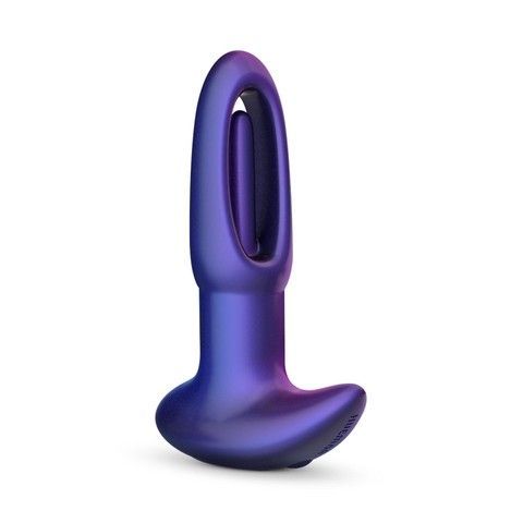 Анальна пробка з віброязичком Hueman Voyager Vibrating, flapping plug with remote control - фото