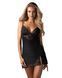 Сорочка та трусики Obsessive Lobellis chemise & thong XS/S
