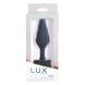 Анальна пробка з вібропулею Lux Active Twist Plug Large Blue 3,8 см - фото товару