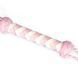 Флоггер кожаный Liebe Seele White & Pink Leather Whip - фото товара