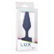 Анальна пробка з вібропулею Lux Active Twist Plug Large Blue 3,8 см - фото товару