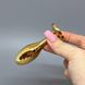 Анальная пробка с хвостиком 2,2 см LOCKINK SEVANDA White Bunny-Tail Anal Pear-shape Plug
