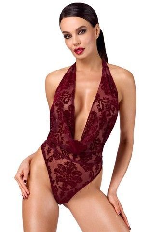 Боди Noir Handmade F386 Kink Royal cascade bodysuit XS
