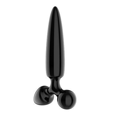 Тристоронній скляний дилдо Satisfyer Triple Crystal 1 Black - фото