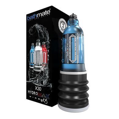 Гідропомпа Bathmate WideBoy Hydromax 7 для пеніса блакитна - фото