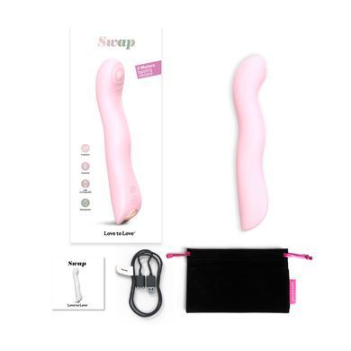 Вибратор для точки G Love To Love SWAP - BABY PINK - фото