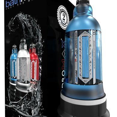 Гідропомпа Bathmate WideBoy Hydromax 7 для пеніса блакитна - фото