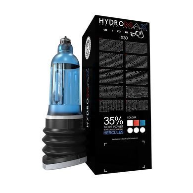 Гідропомпа Bathmate WideBoy Hydromax 7 для пеніса блакитна - фото