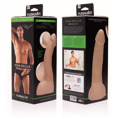 Фалоімітатор Fleshlight Guys: Ryan Driller Dildo (21 см) - фото