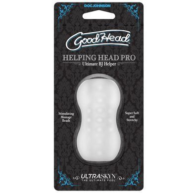 Мастурбатор для минета Doc Johnson GoodHead Helping Head Pro Frost - фото