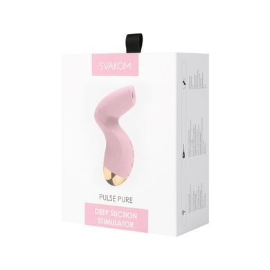Вакуумный стимулятор клитора Svakom Pulse Pure Pale Pink - фото