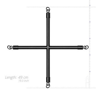 Крестовина БДСМ Bedroom Fantasies Hog Tie Cross Bar With Cuffs