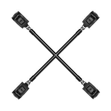 Крестовина БДСМ Bedroom Fantasies Hog Tie Cross Bar With Cuffs
