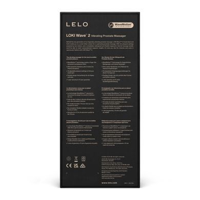 Вибратор-кролик LELO Loki Wave 2 Black - фото
