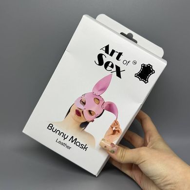 Шкіряна маска Зайки Art of Sex Bunny mask чорна