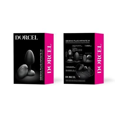 Dorcel GEISHA PLUG INFINITE - анальная вибропробка M 3,6 см - фото