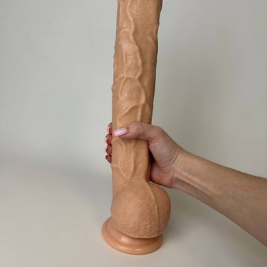 Фаллоимитатор Doc Johnson Dick Rambone Cock White (дл. 42см; диам.6см) - фото