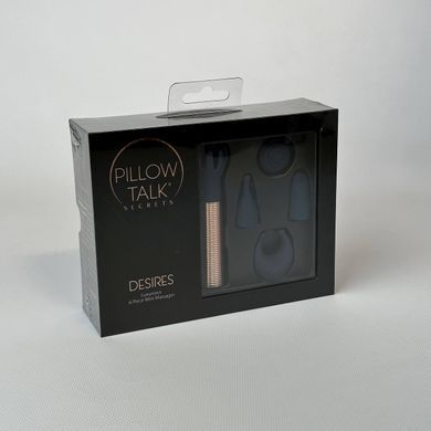 Вибропуля+5 насадок Pillow Talk Secrets Desires 6-Piece Mini Massager - фото