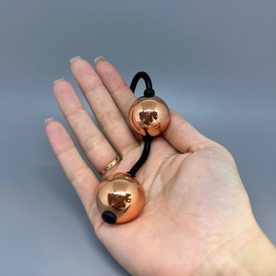 Металеві вагінальні кульки Rosy Gold Nouveau Kegel Balls - фото