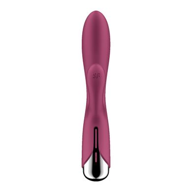 Satisfyer Spinning Rabbit 1 Red - вібратор кролик з ротацією - фото