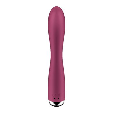 Satisfyer Spinning Rabbit 1 Red - вібратор кролик з ротацією - фото