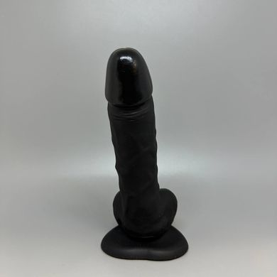 Реалістичний ділдо Strap-On-Me SOFT чорний S (17,1 см) - фото