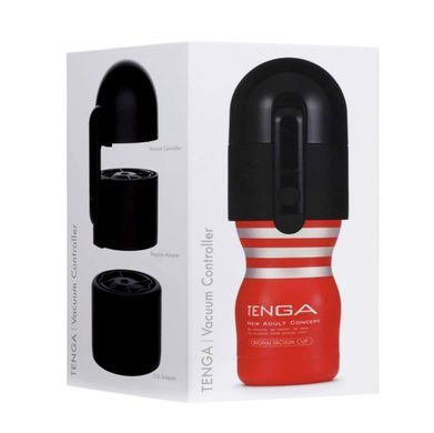 Вакуумная насадка Tenga Vacuum Controller (без мастурбатора), Черный