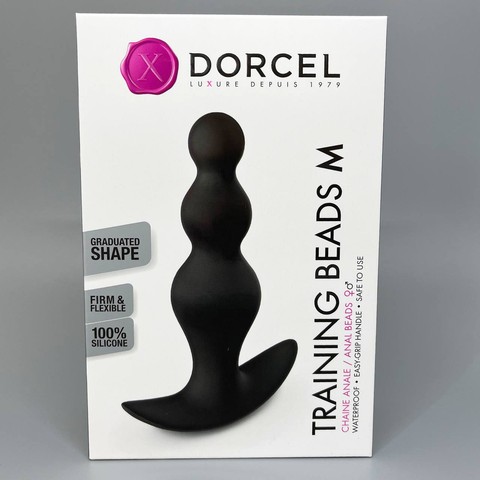 Анальная пробка бусы Dorcel Training Beads M - фото