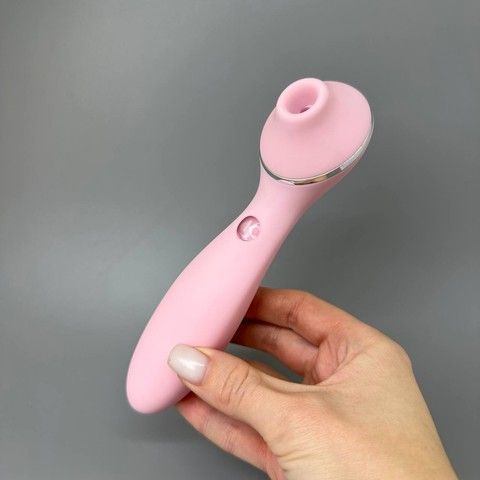 KissToy Polly Plus - вакуумний вібратор Pink - фото