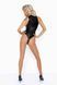 Боди Noir Handmade F294 Powerwetlook bodysuit with front zipper XXL
