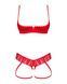 Еротичний комплект Obsessive Ingridia 2-pcs crotchless set XL/2XL - фото товару