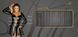 Бодистокинг Noir Handmade F319 Caged wetlook catsuit with zippers and ring S