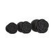 Набор анальных пробок (3,5; 4; 4,5 см) BMS Roses Til&rsquo; Dawn Silicone Anal Plug Kit Starter Kit Black (повреждена упаковка) - фото товара
