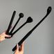 KISSTOY Find Нer Black - вибратор с электростимуляцией с 3 насадками черный - фото товара