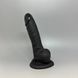 Реалістичний ділдо Strap-On-Me SOFT чорний S (17,1 см) - фото товару