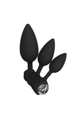 Анальні вібропробки Bathmate Anal Training Plugs VIBE 2,5; 3,1; 3,8 см - фото