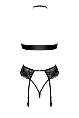 Эротический комплект Noir Handmade Kissable  Bondage Kiss Set Black L/XL - фото