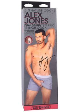 Фалоімітатор Doc Johnson Signature Cocks Alex Jones 11 inch UltraSkyn (27,9 см) - фото