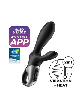 Satisfyer Heat Climax+ - смарт-вібратор кролик із підігрівом - фото