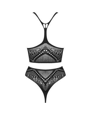 Комплект Obsessive K103 top & panties S/M/L черный - фото