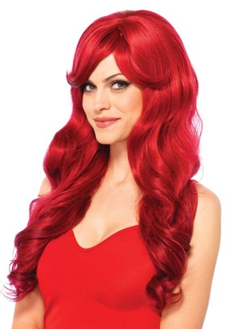 Парик Leg Avenue Long Wavy Wig red 68 см