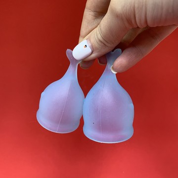 Набір менструальних чаш Satisfyer Feel Secure (light blue) - фото