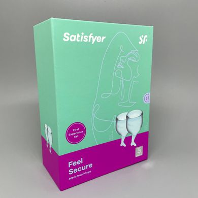 Набір менструальних чаш Satisfyer Feel Secure (light blue) - фото