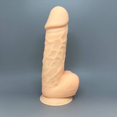 Фалоімітатор з вібрацією Silexd Norman Vibro Flesh Model 1 size 8,5in (21,5 см) (упаковка від 8'')  - фото