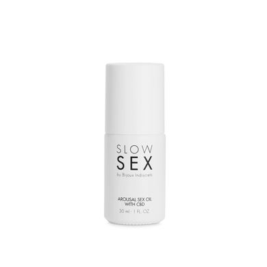 Возбуждающее масло Bijoux Indiscrets SLOW SEX Arousal Sex Oil CBD 30мл - фото